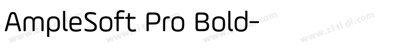 AmpleSoft Pro Bold字体转换